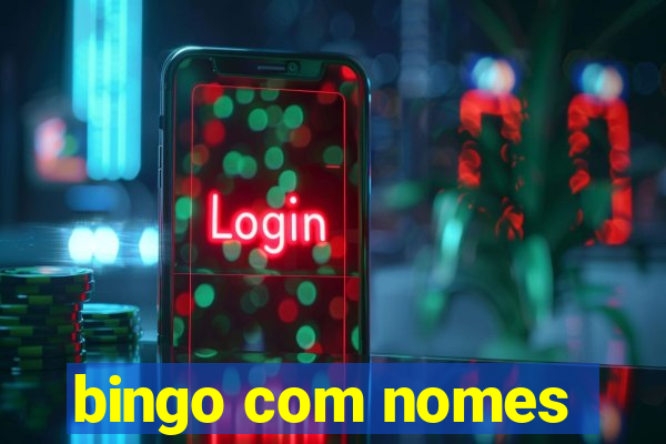 bingo com nomes